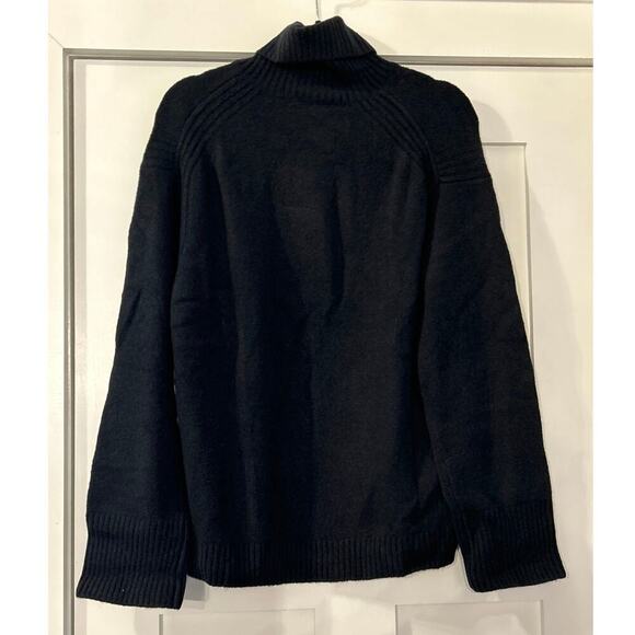 J. Crew Turtleneck sweater in Supersoft yarn black size small - Picture 4 of 5